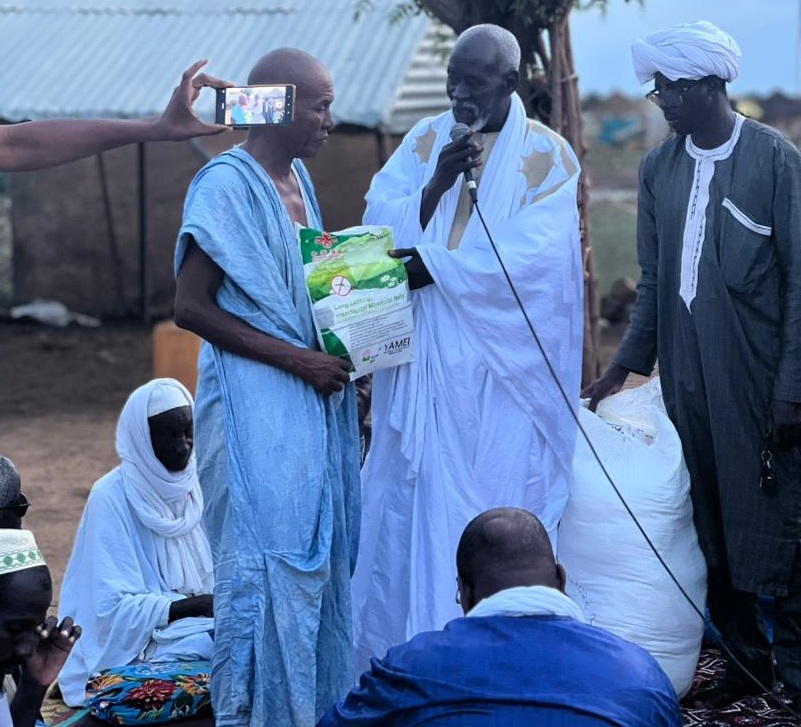 Bababe : distribution de 1000 moustiquaires imprégnées et d’équipements de sport (Photo/Reportage)
