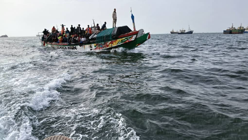171 migrants guinéens bloqués à Rosso (Mauritanie) : « Ils n’ont ni aide ni abri »