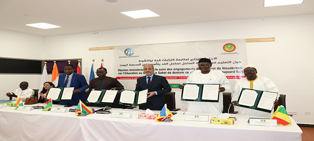 Table ronde des ministres de l’Education au Sahel : Adoption d’une feuille de route pour le suivi de la déclaration de Nouakchott